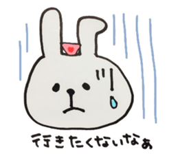 Daily life of the nurse rabbit sticker #4027672