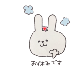 Daily life of the nurse rabbit sticker #4027686