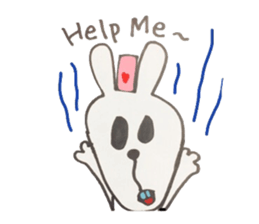 Daily life of the nurse rabbit sticker #4027687