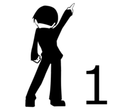 full of oneself office worker sticker #4028018