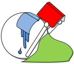 10 Henge PUKA-kun sticker #4028366