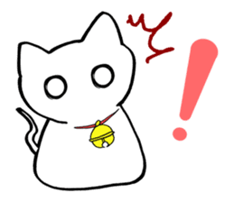 Cat such as rice cake sticker #4028413
