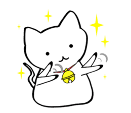 Cat such as rice cake sticker #4028420