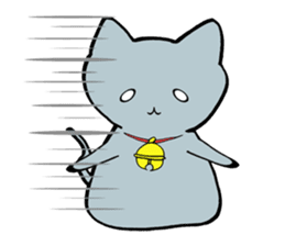 Cat such as rice cake sticker #4028424