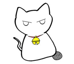 Cat such as rice cake sticker #4028429