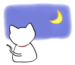 Cat such as rice cake sticker #4028441