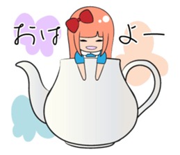 Cute girl "Alice" sticker #4028768