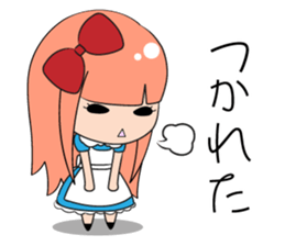Cute girl "Alice" sticker #4028779