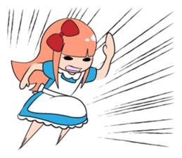 Cute girl "Alice" sticker #4028781