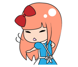 Cute girl "Alice" sticker #4028782