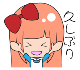 Cute girl "Alice" sticker #4028792