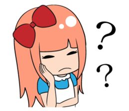 Cute girl "Alice" sticker #4028799