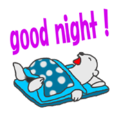 Daily life of a white bear sticker #4029019