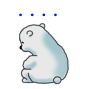 Daily life of a white bear sticker #4029046