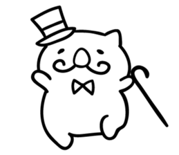 Mitchiri Cat Modern 2 sticker #4029391