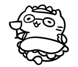 Mitchiri Cat Modern 2 sticker #4029394