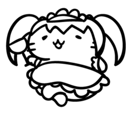 Mitchiri Cat Modern 2 sticker #4029400