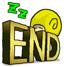 Design-Message & snail sticker sticker #4029447