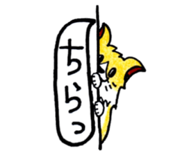 Soft cuddly Corgi's life sticker #4029450