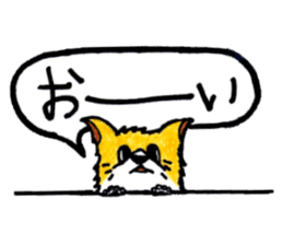 Soft cuddly Corgi's life sticker #4029456