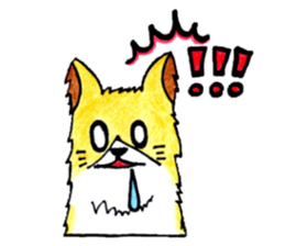 Soft cuddly Corgi's life sticker #4029463