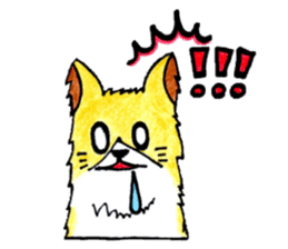 Soft cuddly Corgi's life sticker #4029463