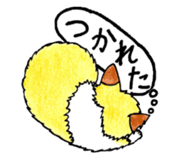 Soft cuddly Corgi's life sticker #4029473