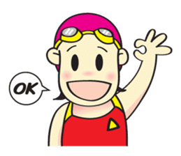 I Love Swimming! (English) sticker #4029613