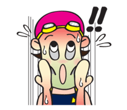 I Love Swimming! (English) sticker #4029627