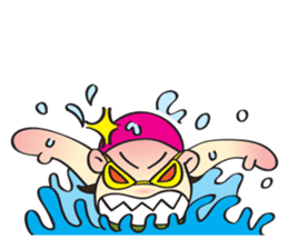 I Love Swimming! (English) sticker #4029634