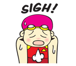 I Love Swimming! (English) sticker #4029638