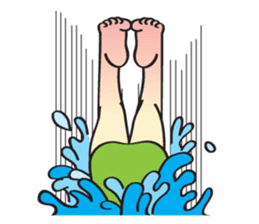 I Love Swimming! (English) sticker #4029646