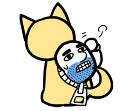 Is this dog? Is this a cat? sticker #4029838