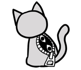 Is this dog? Is this a cat? sticker #4029839