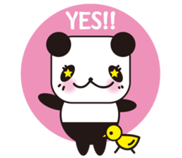 yellow bird & Panda sticker #4030213
