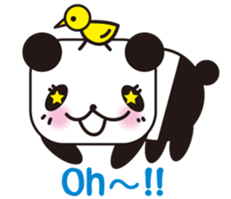 yellow bird & Panda sticker #4030215
