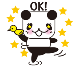 yellow bird & Panda sticker #4030217