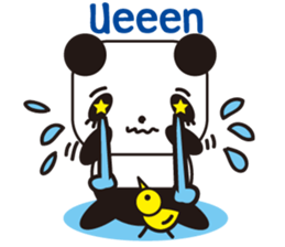 yellow bird & Panda sticker #4030218