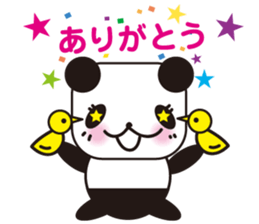 yellow bird & Panda sticker #4030219