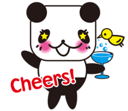 yellow bird & Panda sticker #4030222