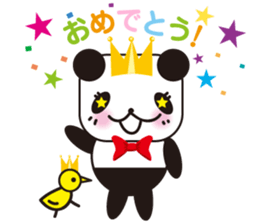 yellow bird & Panda sticker #4030230