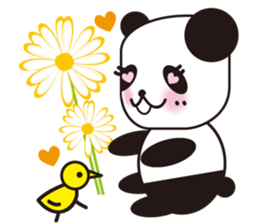 yellow bird & Panda sticker #4030245