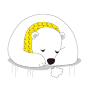 Charming polar bear sticker #4030405