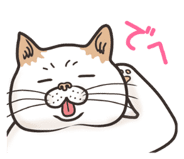 Cat Looks 3 -ugly cat sticker- sticker #4030811