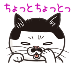 Cat Looks 3 -ugly cat sticker- sticker #4030832