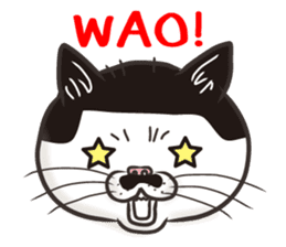 Cat Looks 3 -ugly cat sticker- sticker #4030836