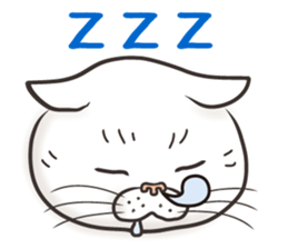 Cat Looks 3 -ugly cat sticker- sticker #4030841