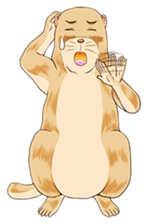 Lovely gesture of prairie dogs sticker #4031016