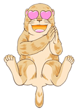 Lovely gesture of prairie dogs sticker #4031026