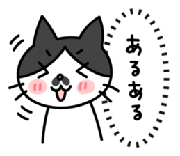 Real intention Cat "CHOBI" 2 sticker #4031130